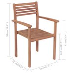 vidaXL Chaises de jardin 2 Pièces avec coussins taupe Bois de teck massif