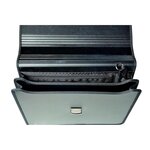 EXACOMPTA Valisette noire EXABAG avec poignée, 2 compartiments , Clip détachable pour clé USB