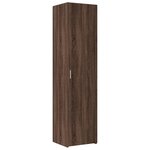 vidaXL Armoire de rangement mince chêne marron 45x42 5x225 cm