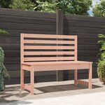 vidaXL Banc de jardin 109 cm bois massif de douglas