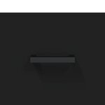 vidaXL Buffet haut Noir 69 5x34x180 cm Bois d'ingénierie