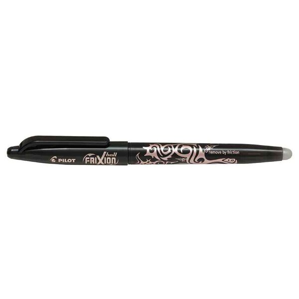 Stylo roller frixion ball 10 noir pilot