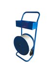 (devidoir) chariot-dévidoir multi-usages pour feuillard textile composite