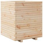 vidaXL Jardinière 60x60x72 cm bois de pin massif