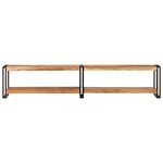 vidaXL Meuble TV 200x30x40 cm bois d'acacia massif