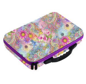 Trousse de rangement à strass 30 pots Fleurs