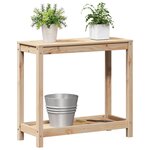 vidaXL Table de rempotage avec étagère 82 5x35x75cm bois massif de pin