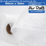 1 rouleau de film bulle d'air largeur 100cm x longueur 100m - gamme air'roll coex