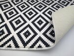 Tapis de salon Black&White 160 x 230 cm - Noir