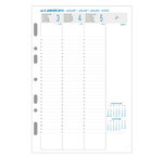 Organiseur Exatime 21 cuir Cali 190x230 mm noir EXACOMPTA