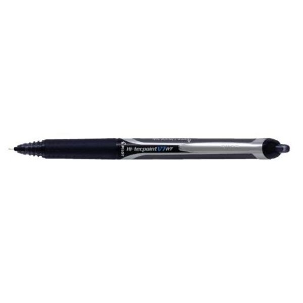 Stylo Roller à encre Rétractable Hi-Tecpoint V7 RT Trait 0,5 mm Noir PILOT