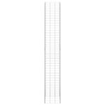 vidaXL Lits surélevés en gabion 3 Pièces 30x30x200 cm Fer