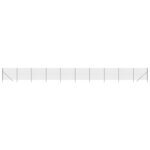 vidaXL Clôture en treillis métallique anthracite 2 2x25 m