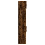vidaXL Armoire de rangement chêne fumé 70x42 5x225cm bois d'ingénierie