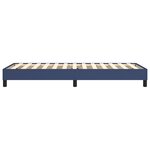 vidaXL Cadre de lit Bleu 80x200 cm Tissu