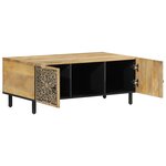 vidaXL Table basse 100x54x40 cm bois de manguier massif