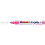 Marqueur acrylique moyen 5100 rose fluOrescent 2-3 mm x 10 EDDING