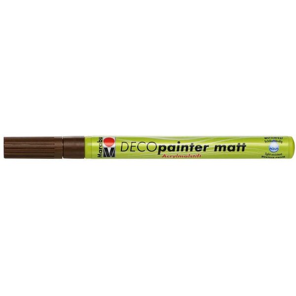 Marqueur acrylique 'deco painter matt'  cacao marabu