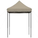 vidaXL Tente de réception pliable escamotable taupe 200x200x306 cm
