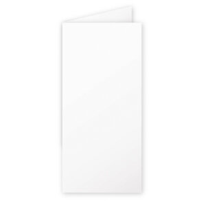 Paquet de 25 cartes pliées 210g 106x213 blanc clairefontaine