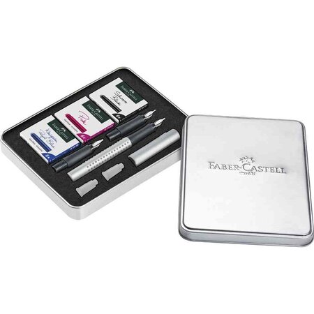 FABER-CASTELL Kit de calligraphie GRIP 2011  argent FABER-CASTELL