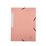 Boite De Classement Cartobox Livrée À Plat Dos 25mm Carte Lustrée Aquarel - A4 - Couleurs Assorties - X 10 - Exacompta