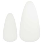 vidaXL Ensemble de tables basses 2 Pièces Bois de pin massif Blanc