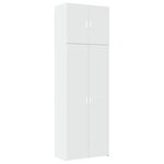 vidaXL Buffet haut blanc 80x42 5x249 cm bois d'ingénierie