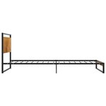 vidaXL Cadre de lit Métal 90x200 cm