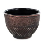 4 tasses en fonte noir et bronze 0 15 L