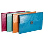 Trieur Valisette Polypropylene Recyclé Maïa - A4 - Couleurs Assorties - Exacompta