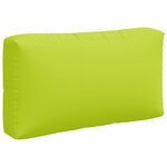 vidaXL Coussins de palette lot de 3 vert vif tissu