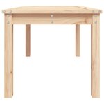 vidaXL Table de jardin 82 5x50 5x45 cm bois massif de pin