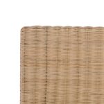 vidaXL Cadre de lit tissé à la main avec tête de lit 140x200 cm rotin