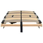 vidaXL Sommier à lattes électrique avec 42 lattes 7 zones 80x200 cm