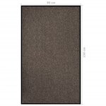 vidaXL Paillasson Beige 90x150 cm