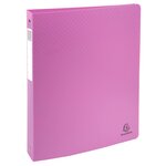 Classeur 4 Anneaux 30mm Polypropylène Forever Young - A4 Maxi - Couleurs Assorties - X 12 - Exacompta