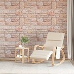 vidaXL Panneaux muraux 3D 10 Pièces marron 100x50 cm EPS