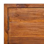 vidaXL Meuble TV mural 90x30x30 cm Bois de teck massif