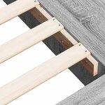vidaXL Cadre de lit sonoma gris 140x190 cm bois d'ingénierie