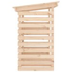 vidaXL Support pour bois de chauffage 108x73x108 cm Bois de pin