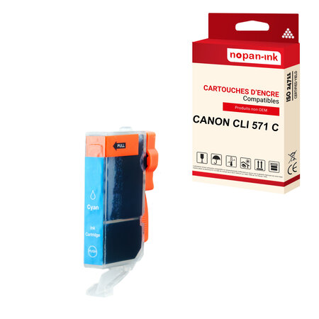 Nopan-ink - x1 cartouche canon cli 571 xl cli 571xl compatible - La Poste