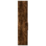 vidaXL Buffet haut chêne fumé 30x42 5x185 cm bois d'ingénierie