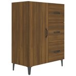 vidaXL Buffet chêne marron 69 5x34x90 cm bois d'ingénierie