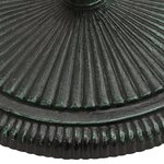 vidaXL Socle de parasol Vert 45x45x30 cm Fonte