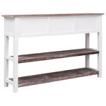 vidaXL Buffet Antique Marron 115x30x76 cm Bois