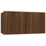 vidaXL Ensemble de meubles TV 7 Pièces Chêne marron Bois d'ingénierie