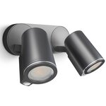 Steinel Projecteur d'extérieur à capteur Spot Duo Sensor Connect Noir