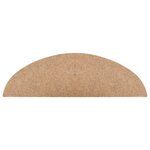 vidaXL Tapis d'escalier auto-adhésifs 10 Pièces beige 56x17x3 cm