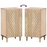 vidaXL Armoire latérale 40x33x75 cm bois massif de manguier